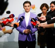 Ana Brnabic, Prime Minister of Serbia, during Western Balkans Summit at the Poznan International Fair in Poznan, Poland on 5 July, 2019.