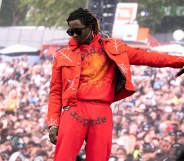 Young Thug performs on stage during Wireless Festival 2019 on July 06, 2019 in London, England.