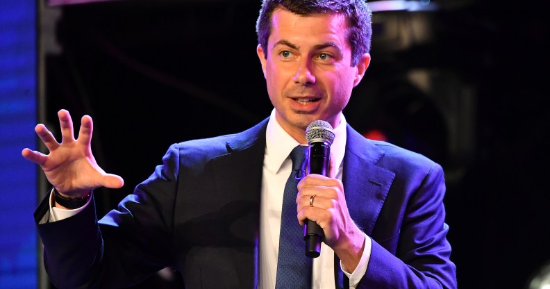 Democratic presidential candidate and South Bend, Indiana Mayor Pete Buttigieg