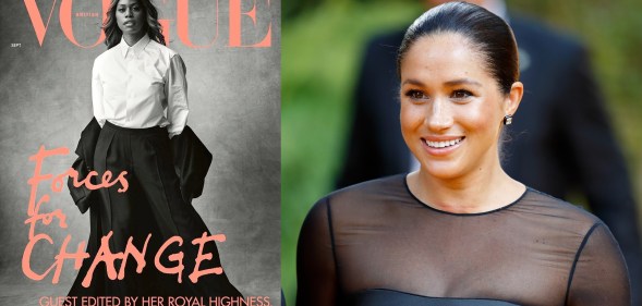 Laverne Cox was hand-picked for the British Vogue cover by Meghan Markle