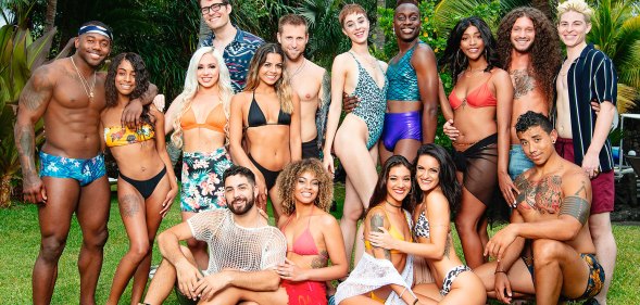 The cast of Are You The One seaason 8 wearing swimwear