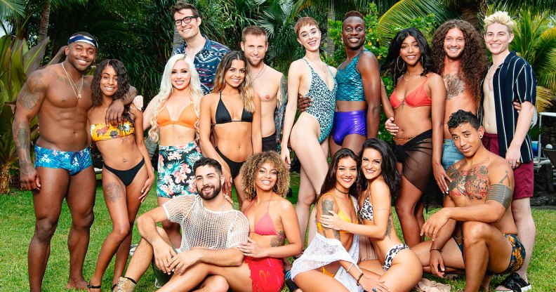 The cast of Are You The One seaason 8 wearing swimwear
