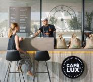 Guy jealously tells 'flirty' barista his girlfriend is spoken for. The barista is gay