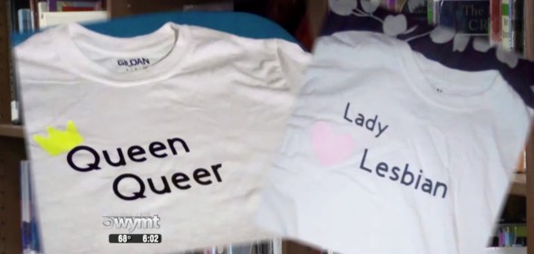 The students were told their pro-LGBT+ t-shirts were in violation of the school's dress code