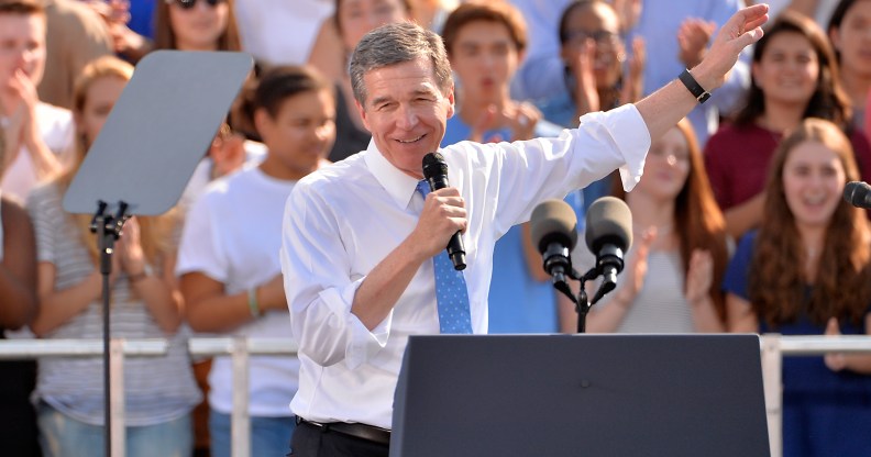 Democratic Governor Roy Cooper