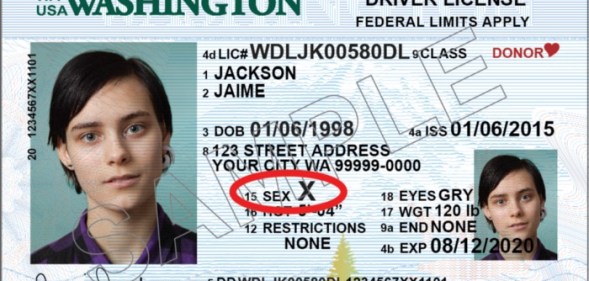 washington non-binary ID