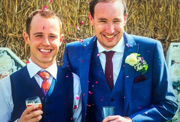 Gay wedding Callum and Ashley