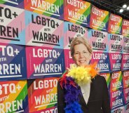 Elizabeth Warren boot DragCon 2019