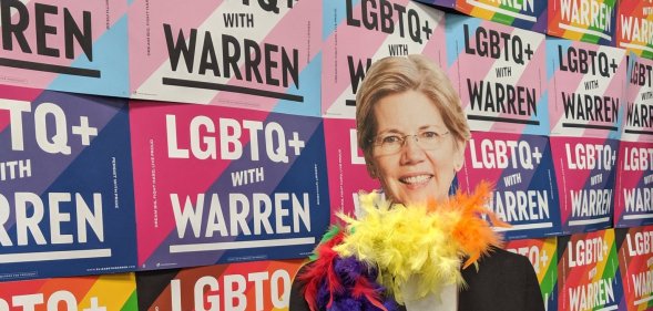 Elizabeth Warren boot DragCon 2019