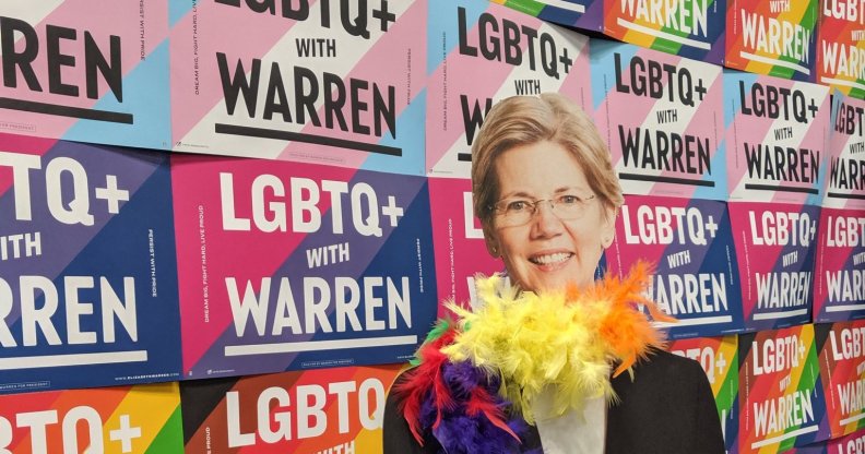 Elizabeth Warren boot DragCon 2019