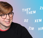 Transgender YouTuber Jackson Bird explains gendeer pronouns (Jackson Bird for PinkNews)