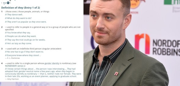 Merriam-Webster has become the latest dictionary to affirm the use of singular they for non-binary people