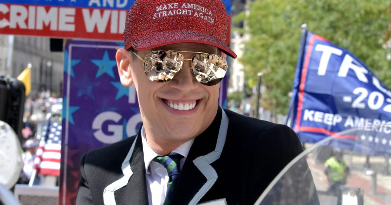 Milo Yiannopoulos was grand marshal of the Boston Straight Pride Parade. (Paul Marotta/Getty Images)