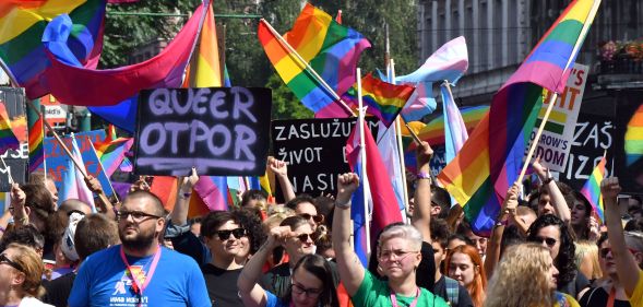 Bosnia pride march