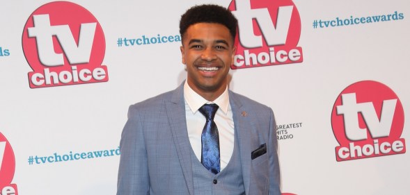 Asan N'Jie attends The TV Choice Awards 2019 at Hilton Park Lane on September 9, 2019 in London, England.