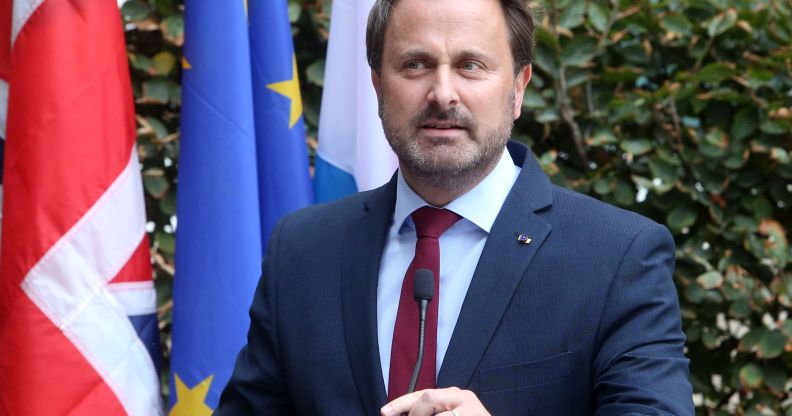 Gay prime minister Xavier Bettel