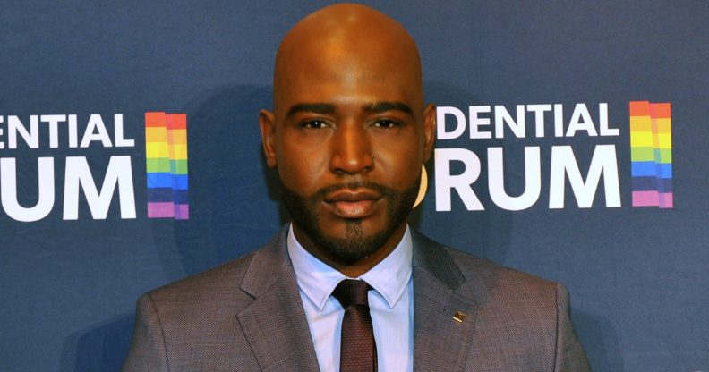 Queer Eye's Karamo Brown backstage at The Presidential Candidate Forum. (Steve Pope/Getty Images for GLAAD)