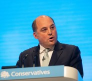 Ben Wallace, Defence Secretary, at the Conservative Party Conference.