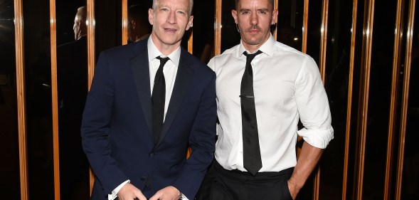 Anderson Cooper and Benjamin Maisan