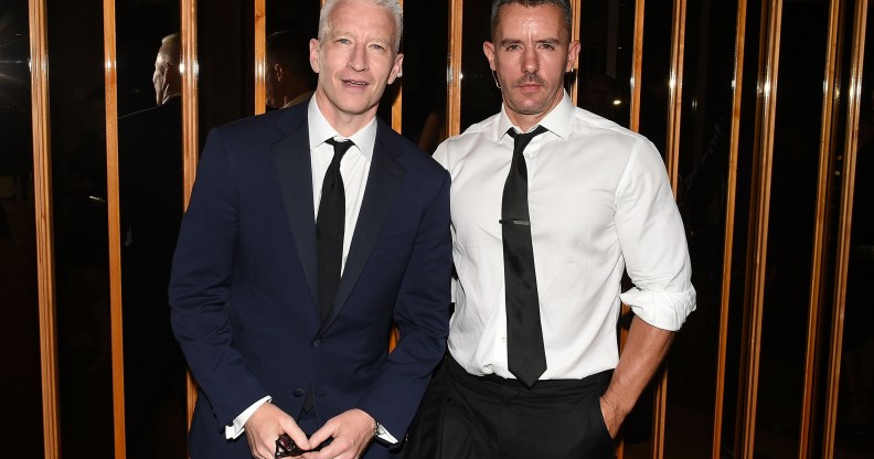Anderson Cooper and Benjamin Maisan