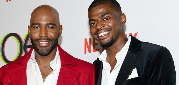 Karamo Brown and Jason Brown attend the premiere of Netflix's Queer Eye