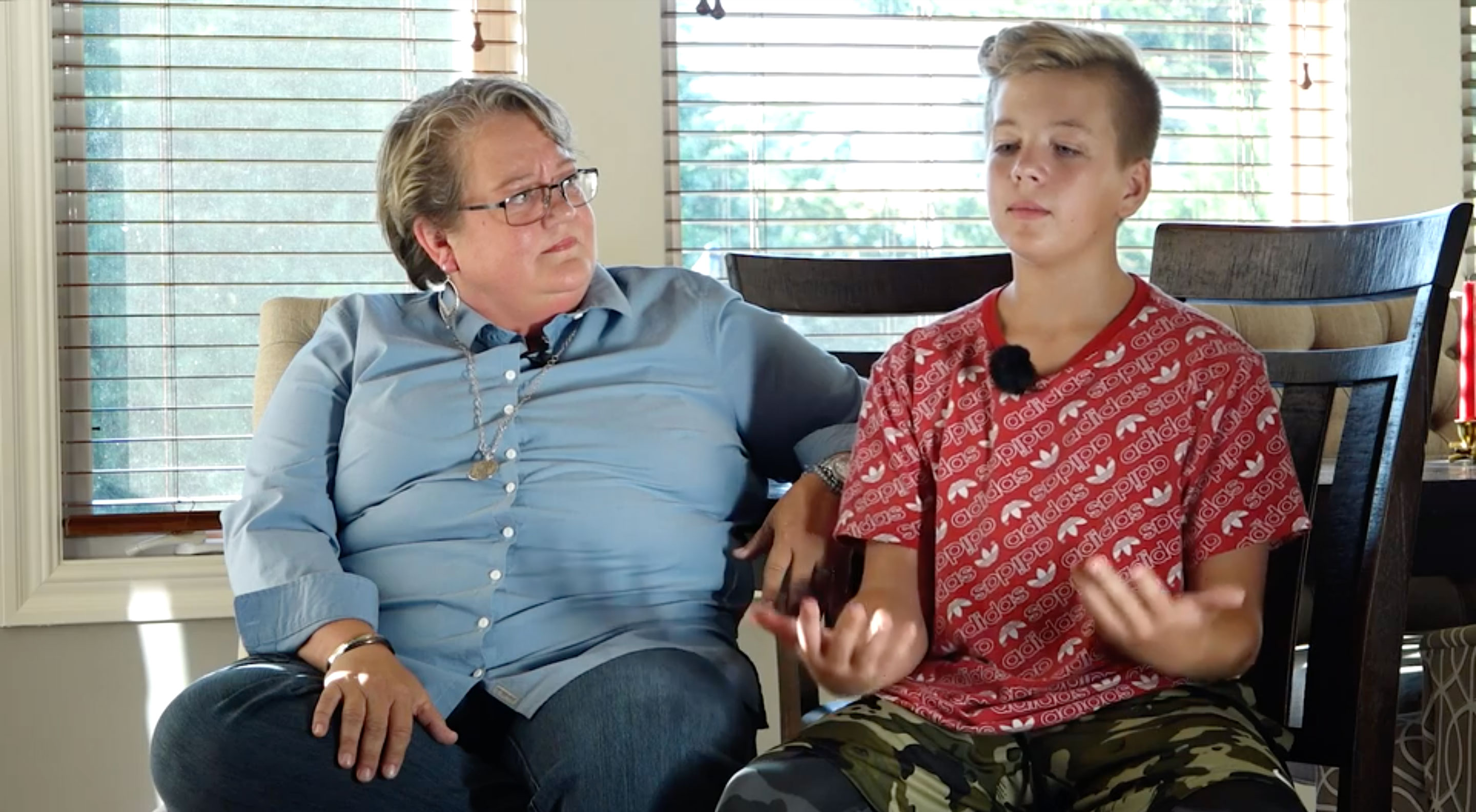 12-year-old boy asking why theres no law to protect his lesbian mothers picture