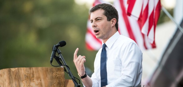 Democratic presidential candidate, Mayor of South Bend, Indiana Pete Buttigieg