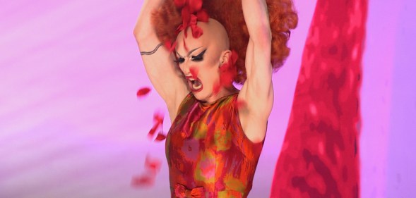 Sasha Velour's wig reveal in the final of Season 9.
