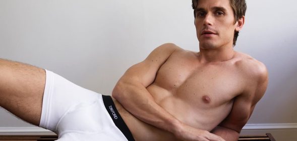 Antoni Porowski in white underwear