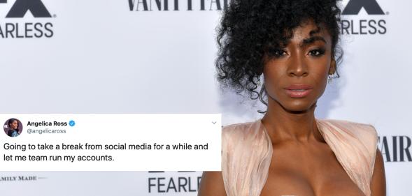 Trans actor Angelica Ross has taken a break from Twitter following backlash for her comments against Bernie Sanders. (Rodin Eckenroth/WireImage)