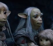 Deet with her two fathers and little brother in The Dark Crystal: Age of Resistance