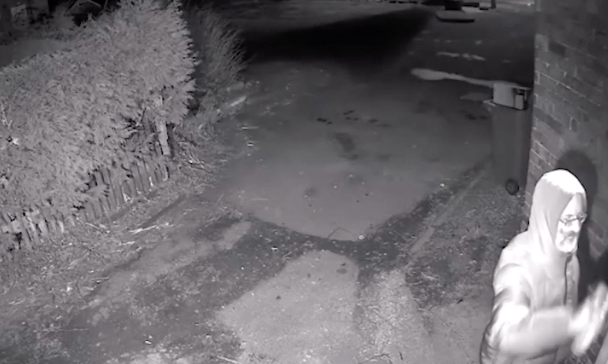 Gateshead man caught on CCTV spray-painting homophobic graffiti