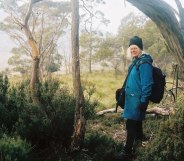 Penny Whetton in a forest