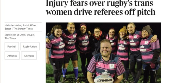 The Sunday Times is under fire over its story, which used a photo of Verity Smith