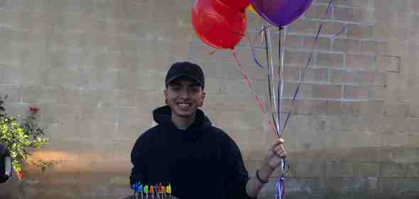 Trans teenager Andrew Martinez