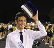 Anthony Arnoni, once terrified to come out as gay in fear of what classmates would think, was crowned homecoming king this school year by his school. (Instagram/Sophia Khudyk)