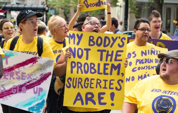 Intersex justice activists