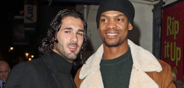 Graziano di Prima (L) and Johannes Radebe. (Keith Mayhew/SOPA Images/LightRocket via Getty Images)