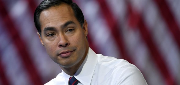 Democratic presidential candidate Julian Castro
