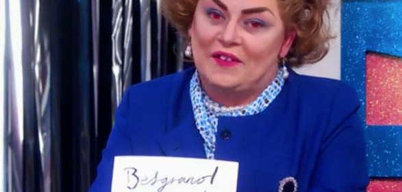 Baga Chipz as Margaret Thatcher