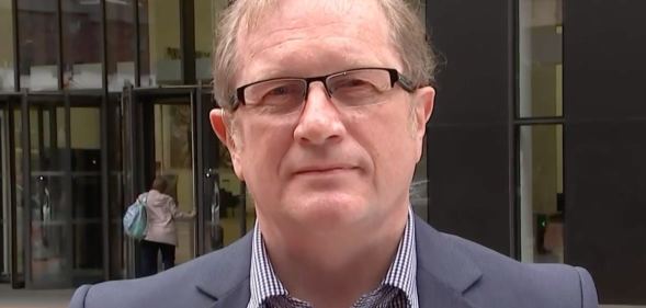 Dr. David Mackereth, who even Piers Morgan once clashed with over this transphobic beliefs. (Screen capture via Good Morning Britain)