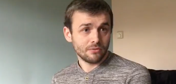 Callum Hall was verbally attacked while on an Arriva bus in County Durham, England. (Screen capture via Chronicle Live)