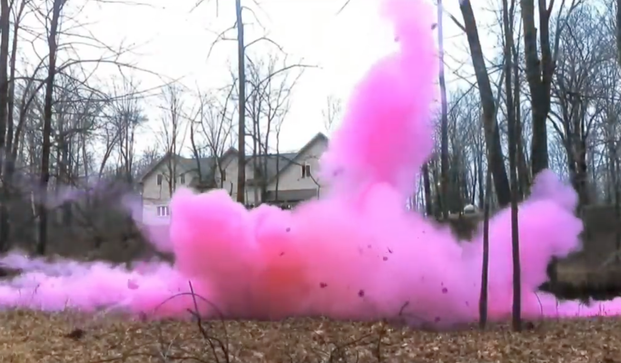 Second gender reveal explosion in two days felt more than two miles away