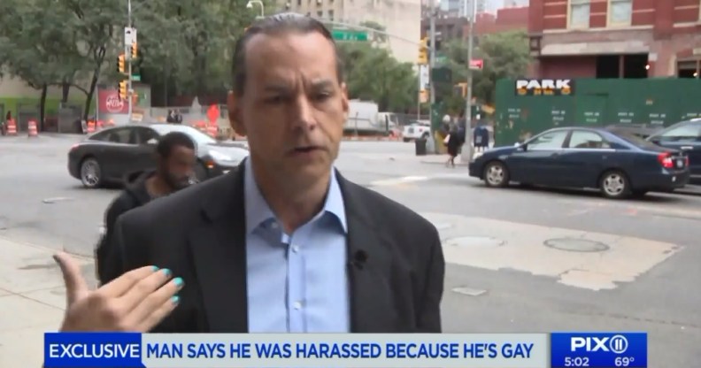 Anthony Dolce says he was the victim of a hate crime