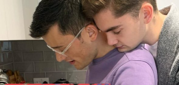 Michael Chakraverty and Henry Bird cuddling and cooking up brownies has raised the heat on Twitter. (Instagram)