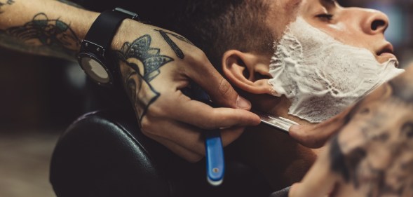 non-binary barber