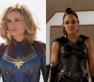 Captain Marvel and Valkyrie romantic relationship
