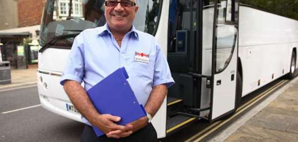 Coach Trip host Brendan Sheerin