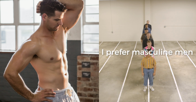 A viral video exploring how gay men view masculinity has divided Twitter. (Elements Envato)