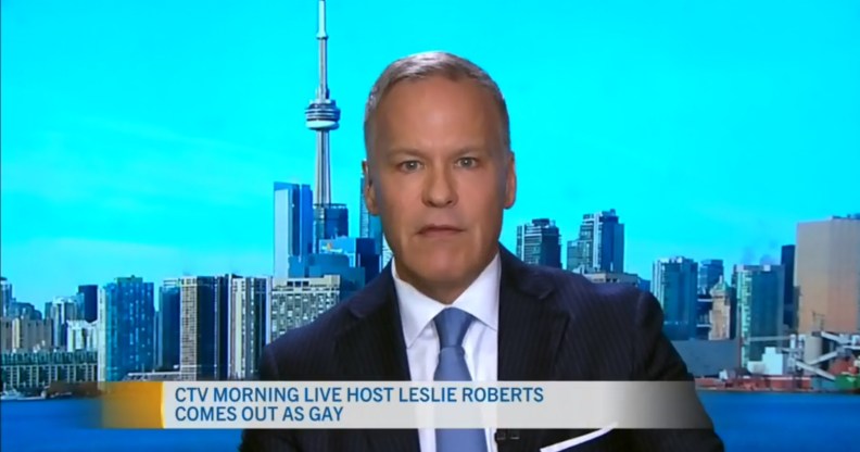 Leslie Roberts celebrated National Coming Out Day by speaking about his sexuality